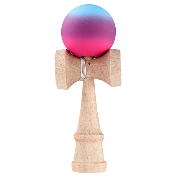 【03】Træ Kendama Pædagogisk Legetøj Balancefærdigheder Indendørs Udendørs Fester Bold Diameter 6cm 1-pak Multi