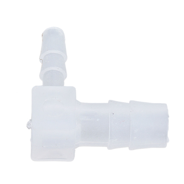 10 st Plastslangskarvar Barb Reducer Fittings L Typ 90 Graders Böj Röranslutningar 8x4MM