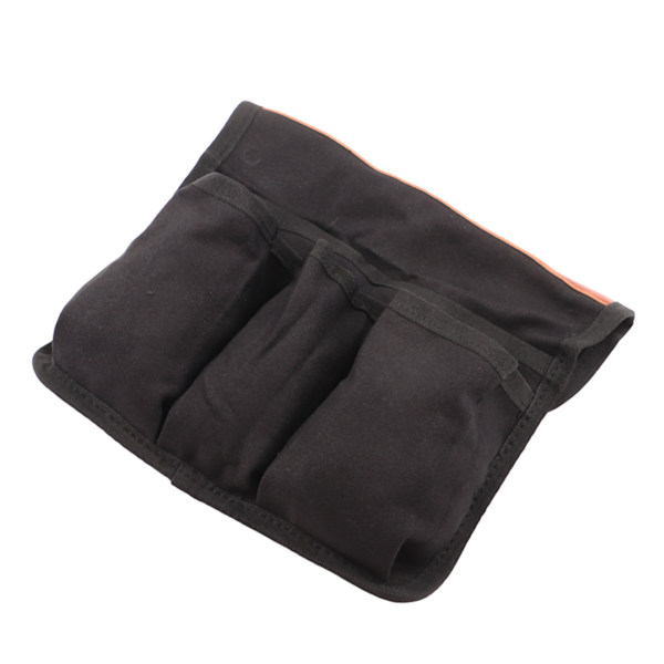 Stol Side Organizer Multifunktionel Opbevaringstaske Stol Side Taske til Camping Strand Sort