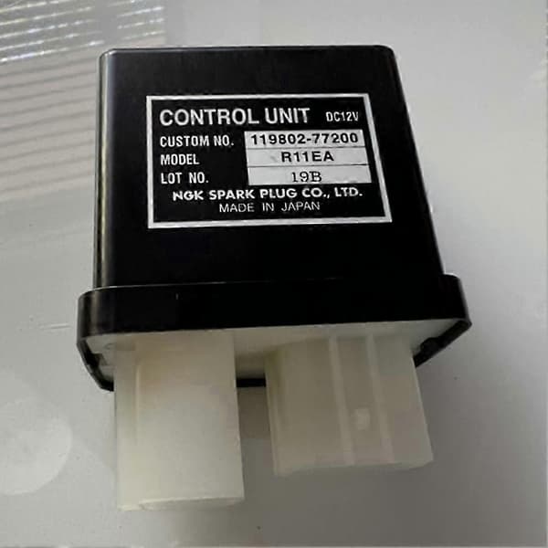DC12V motorsikkerhedsrelæ med QGS-controller 91A04-13200 Erstatning 119802-77200 Black