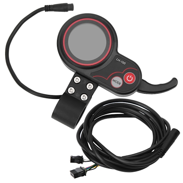 Display Tommelfingergas 2 i 1 Speedometer Manuel Kontrolpanel til Elektrisk Cykel Scooter Aftale 2 48V