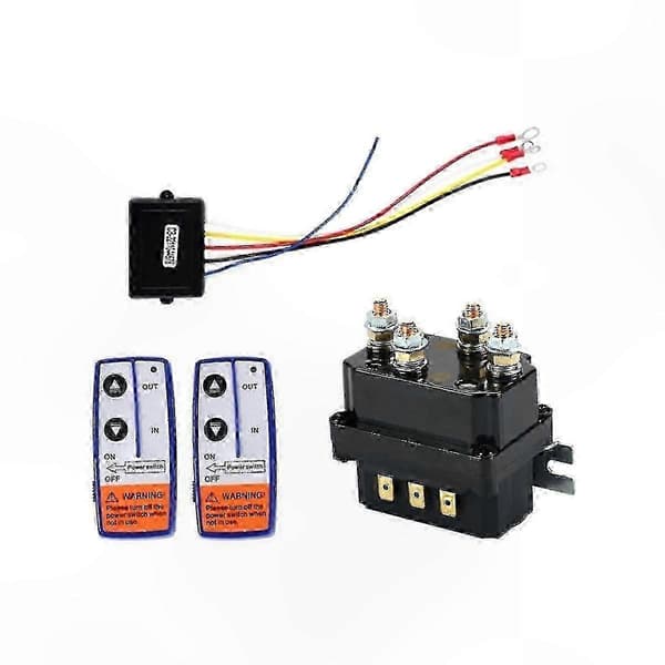 12V 250A vinschfjärrstyrt solenoidrelä för terrängfordon och motorcyklar