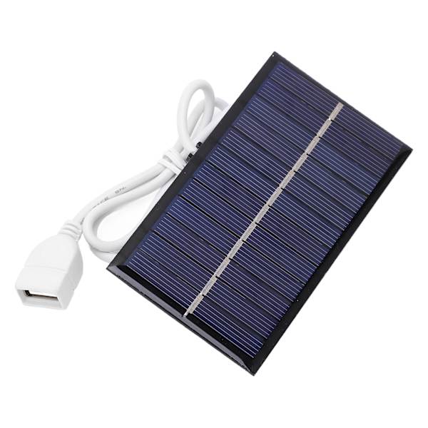 1W 6V Solcellepanel Bærbar DIY Solcellepanel Solcelle til mobiltelefon hjemmebelysning