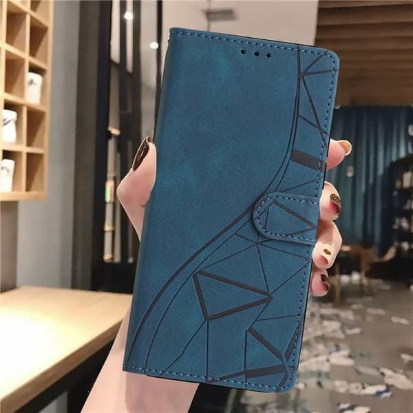 【03】Samsung Galaxy A57 Pungcover Kunstlæder - Blå