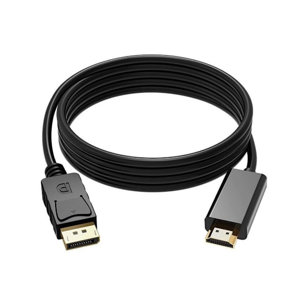 4K 60Hz Displayport–HDMI-kaapeli 1,8 m, EI HDMI–Displayport-sovitin, Display Port–HDMI-kaapeli, DP–HDMI-sovitinkaapeli