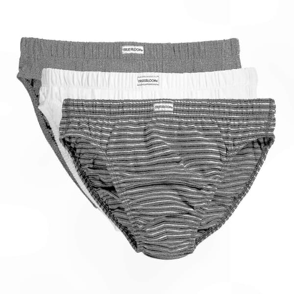 Herreunderbukser med klassisk pasform, 3-pak Black Stripe S