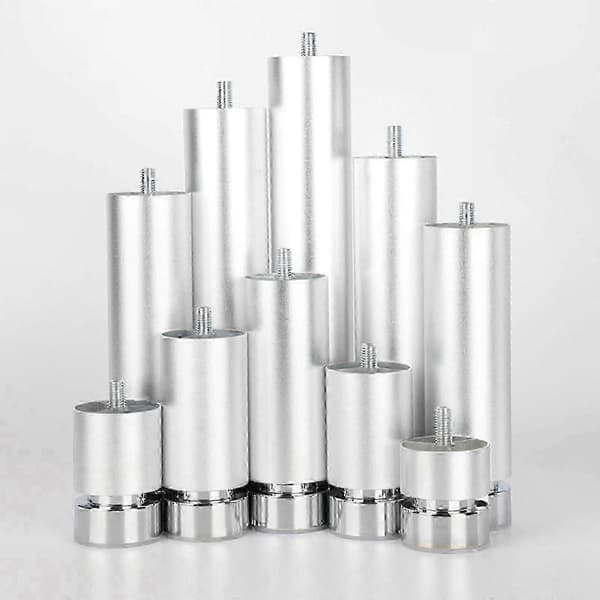 Robust møbelstøtte med justerbare metalben og M10-gevindforbindelse Argent 8cm