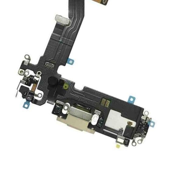 【03】iPhone 12/12 Pro latausliitin joustokaapeli - Kulta