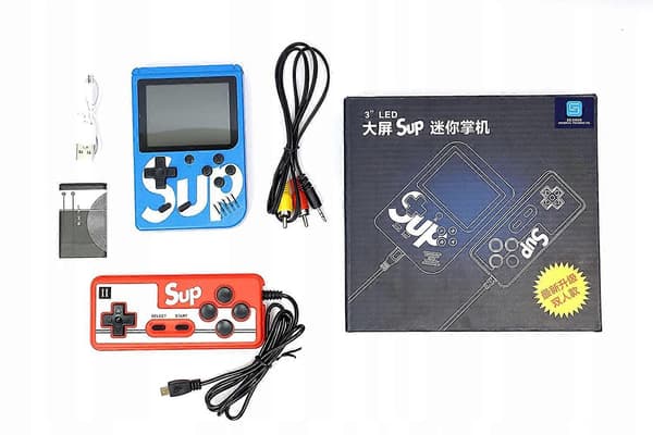 【03】Mini Konsoli Retro 400 Gameboy Peliohjain Mario TV