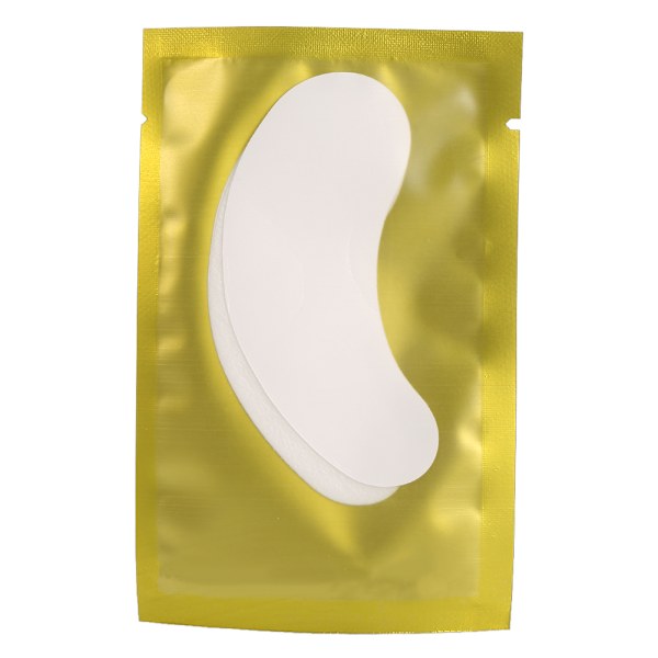 50 par/set Ögonfransförlängning Hydrogel Under Eye Gel Luddfritt Pad Patch Sticker Tejp Guld