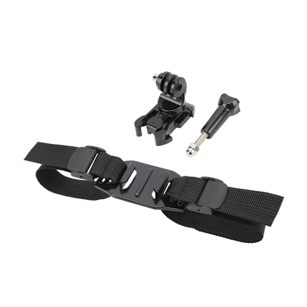 Action Kamera Hjelmmonteringsrem med Beslag Adapter Base til Hero 9/10 Action Kamera