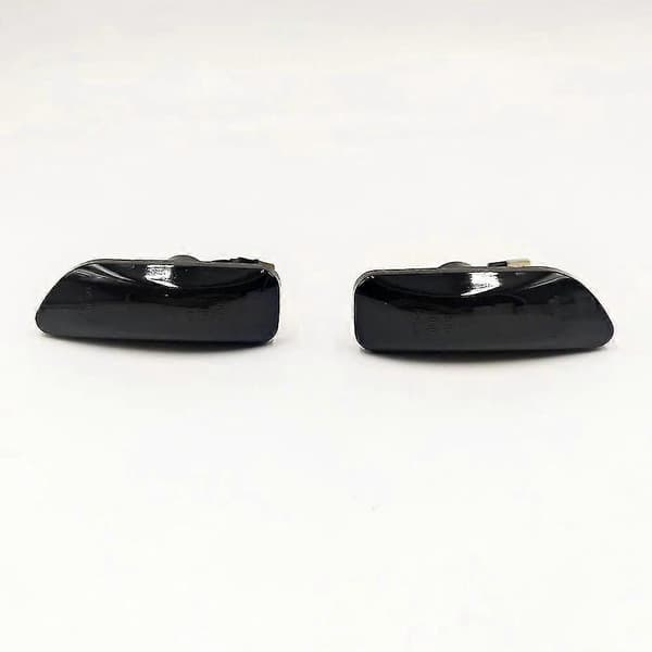 sæt dynamiske ravfarvede LED-sidemarkeringsblinklys til Volvo XC90 S80 XC70 V70 S60 2001- 2006 2007 2008 2009 Smoke shell Dynamic signal