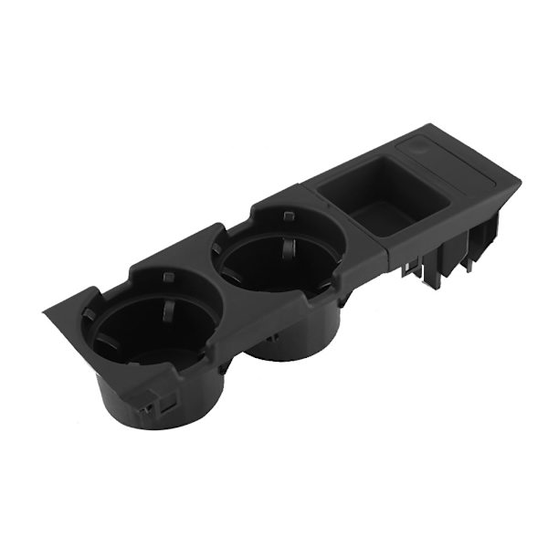 Bil Interiør Front Center Konsol Kopholder Møntholder til BMW E46 1998-2004 Sort