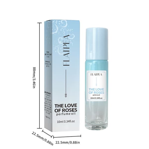 No Man's Land Rose Parfym Eterisk Olja Roll-on Gradientflaska 10ml Alkoholfri Mild och Långvarig. Damdoft