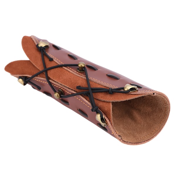 Skytte Bågskytte Pil Läder Armskydd Skydd Säker Rem Armband