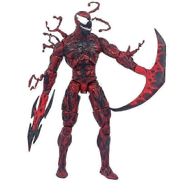 Venom 2 magisk Spider-Man Marvel heltepynt rød dukke håndlavet, samlefigur
