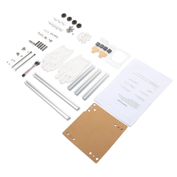 ITX Dator Öppet Chassi Fäste Bra Värmeavledning Delad Hårdvarustruktur Aluminiumlegering DIY Bare Frame för Hem Silver