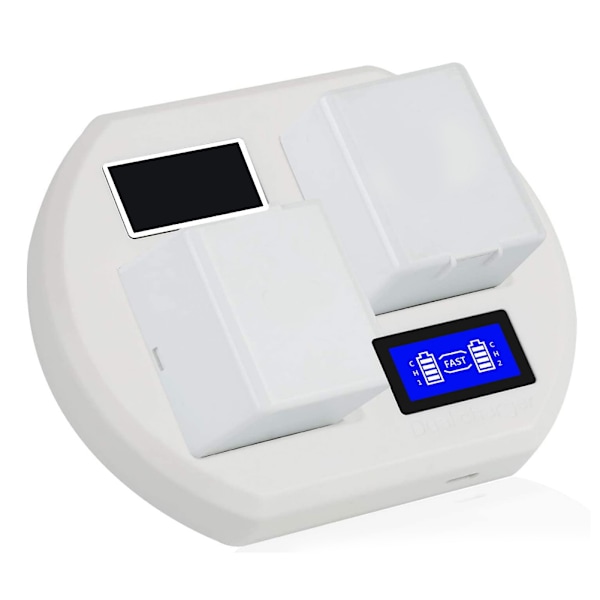 SEIVI Videokamera USB Batteri Hurtigoplader til Arlo Pro 2/Pro/walk Light Batteri Dobbelt Opladning LCD Smart Base Oplader