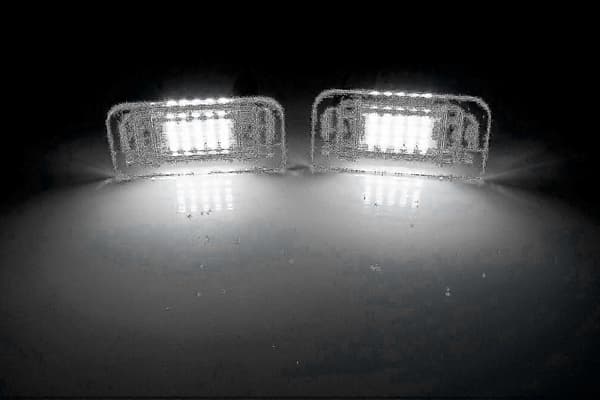 2 stk. LED-nummerpladelys til W246 W242, Canbus fejlfri billygter
