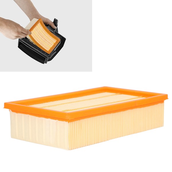 Udskiftningsfilter til støvsugerfilter til Karcher NT25 NT35 NT361 NT45 NT55 NT611 - gul - 1 stk