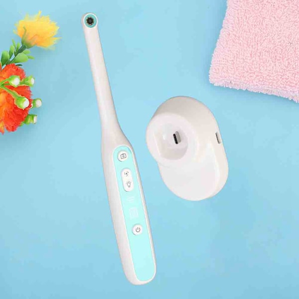 Ny WiFi Trådlös Tandkamera HD Intraoral Endoskop Med 8 LED-lampor