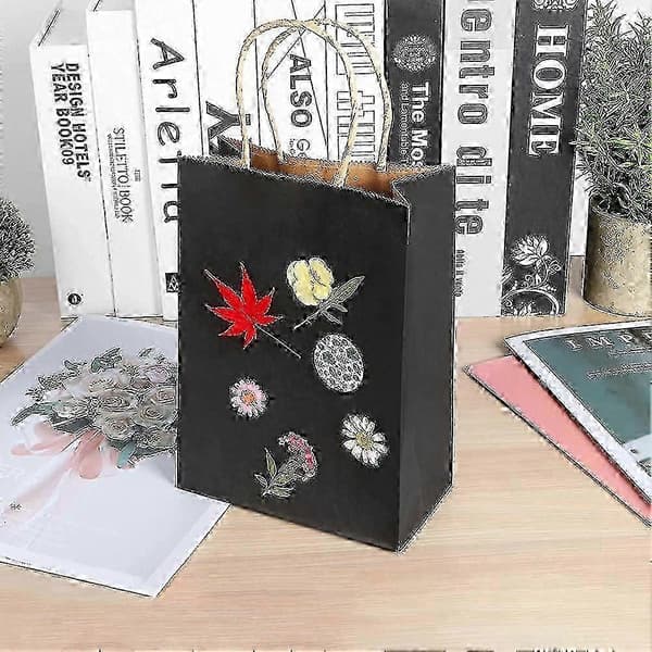 Presentpåsar i kraftpapper, 18-pack, 23x12x30cm, återanvändbara påsar för presenter, fester och evenemang