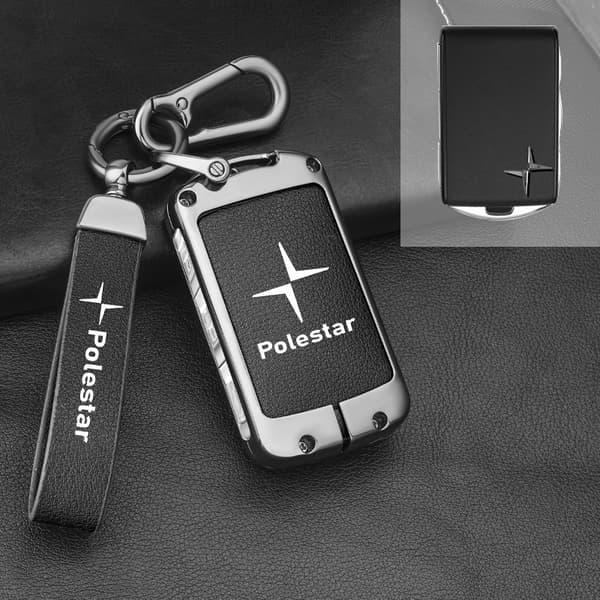 【03】2025 Polestar 2 Key Shell for Single and Dual Motor, Standard Long-Range Shell with Single Buckle for Polestar 1. black
