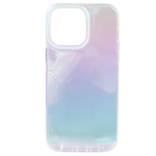 Skal för iPhone TPU Fullständigt Skydd Stötsäker Gradient Laser Slim Mobilskal för Kvinnor och Flickor Daglig Användning för 14 Pro Max