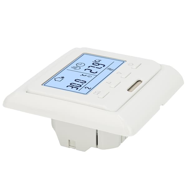 AC180V-230V Termostat Väggmonterad Spis Temperaturregulator för Vatten/Golvvärme