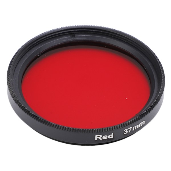 37mm Fuld Farve Linse Filter Ridsefast Vandtæt Fuld Farve Filter Kit til SLR Kamera Rød