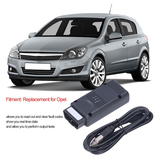 Opel Opcom 1.99 Bil Diagnosticeringsscanner - Erstatningsinterface-kodelæser