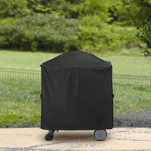 Grillovertræk til Q1000/Q2000-serien - Støvtæt, Vandtæt, UV-resistent - 54x76x69cm, Sort