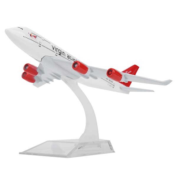 16CM Flygplansmodell Hög Simulering Legering Flygplansmodell Git Leksak för SamlingUK 747