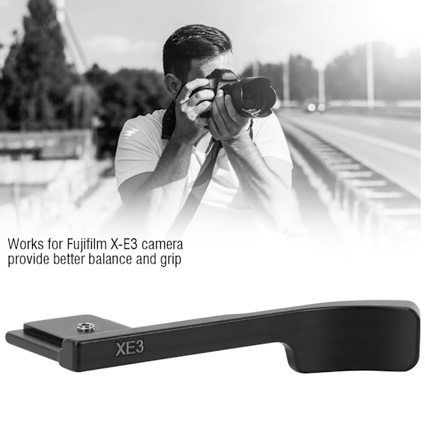 Kamera Svart Metall Tumgrepp För Fujifilm X E3