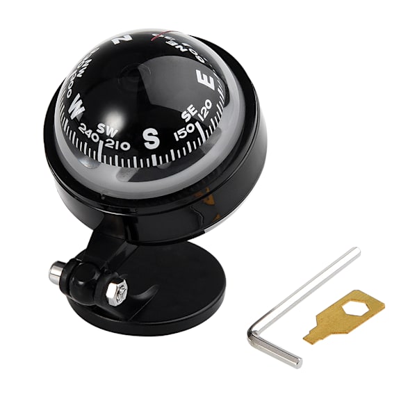 Dashboard Mount Navigationskompas Kugle til Bil Camping Vandring