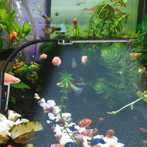 Akvariefisketanke Mini LED Clip Lys Vandplanter Belysningslampe Tilbehør EU Stik 220VX5