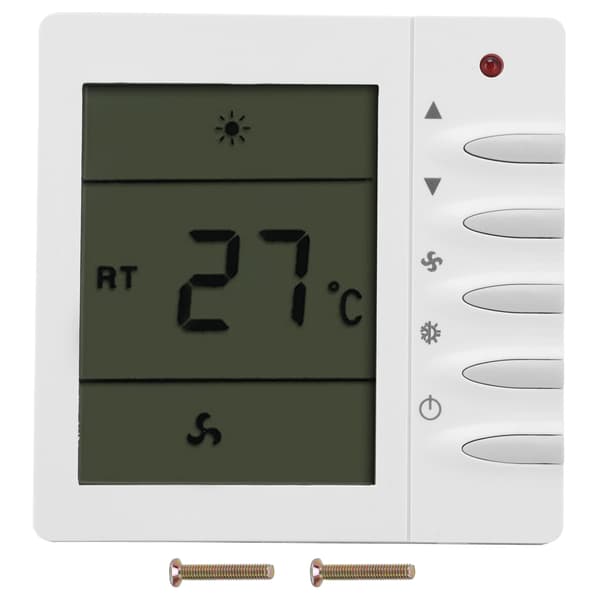 AC220V Central Aircondition Ventilator LCD Termostat Aircondition Temperaturregulator