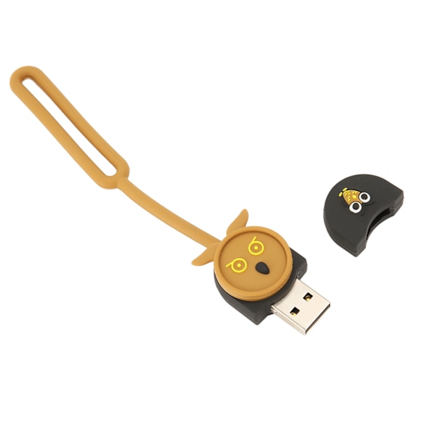 Sarjakuva USB-muistitikku Pöllötyyli Vakio USB2.0 Plug and Play Nopea muisti Peukalotikku Varmuuskopiointi Matka Toimisto 32G