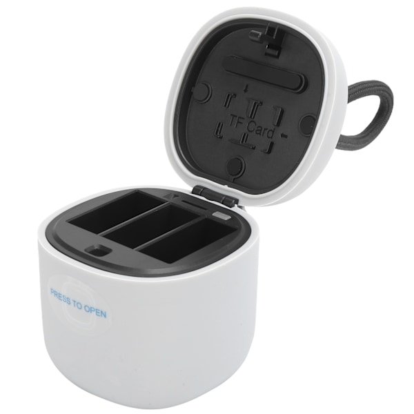 TELESIN Action Kamera Batteri Opladningsboks Kortlæser Opbevaringsetui til Hero 9