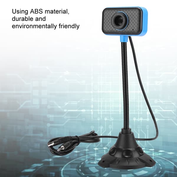 Lång Stång Kamera ABS 480P Hög Definition för Nätverk Live Dator Kontorsmaterial