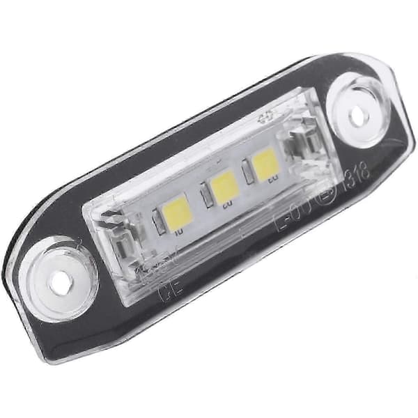 st. lyse LED-nummerpladelys til Volvo XC90 S80, hurtigudløserstik Musta