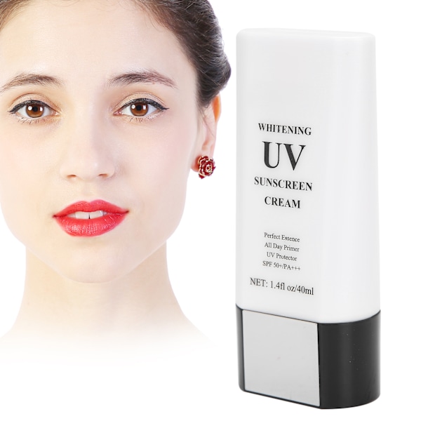 40 ml SPF 50+/PA+++ Blegende UV Solcreme Fugtgivende Lysnende Creme
