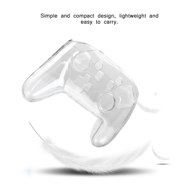 Transparent Antiskid Skalskydd Kristallfodral Gamepad-skydd För Switch Pro