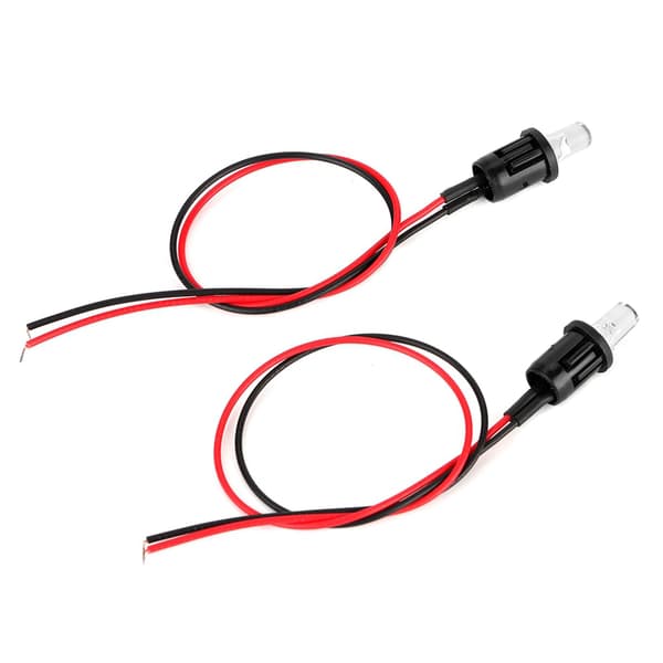 1 Par DC 12V Bil LED Alternerande Larm Instrumentbräda Ljus