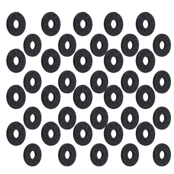 40st Gitarrband Packning Basbälte Knapp Halkfria Block PE Låsbrickor Ersättning