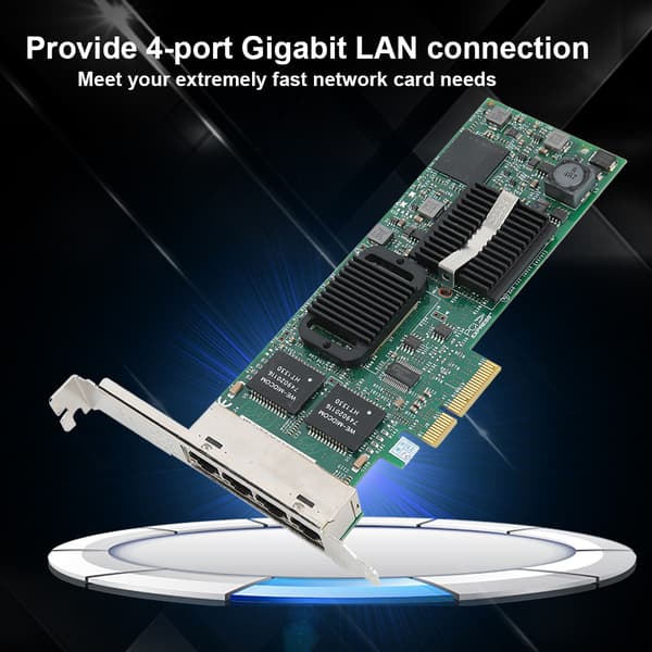 【03】Til Intel 82575Eb GB PCI E 4-ports Gigabit netværkskort EXPI9404VT til DELL YT674 Version 0.2