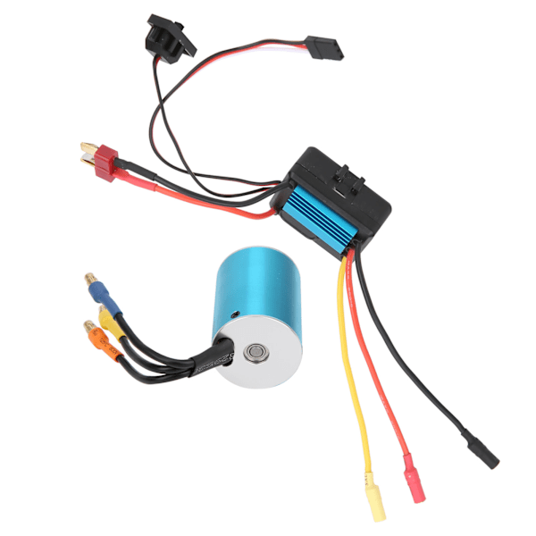 2838 4500KV 4P Sensorløs Børsteløs Motor 35A Børsteløs ESC Passer til 1/14 1/16 1/18 RC Bil