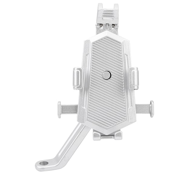 Scooter Telefonhållare Justerbart Navigatorfäste Clip Ställ Fäste för Elcykel Backspegel Silver