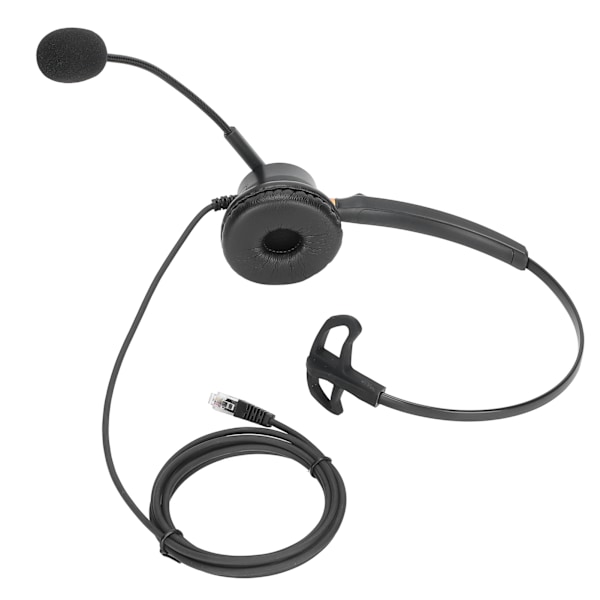 Telefon Headset med Mikrofon Bærbar Business Hovedtelefon til Call Center Kontor