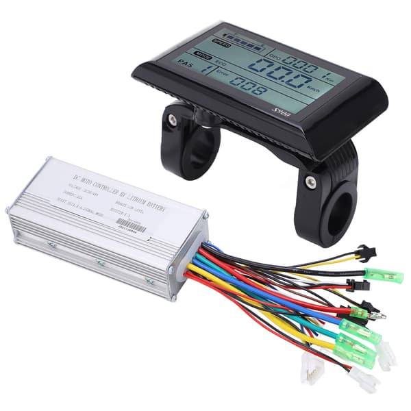 36/48V 500/750W Elektrisk Cykel Scooter Børsteløs Controller Kit med 9 Mosfet LCDS900 Meter